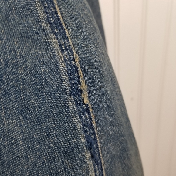 Asymmetrical Denim Skirt - Picture 4 of 8